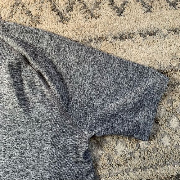 Qor Dark Heather Gray Performance Short Sleeve Shirts Small - Picture 6 of 9